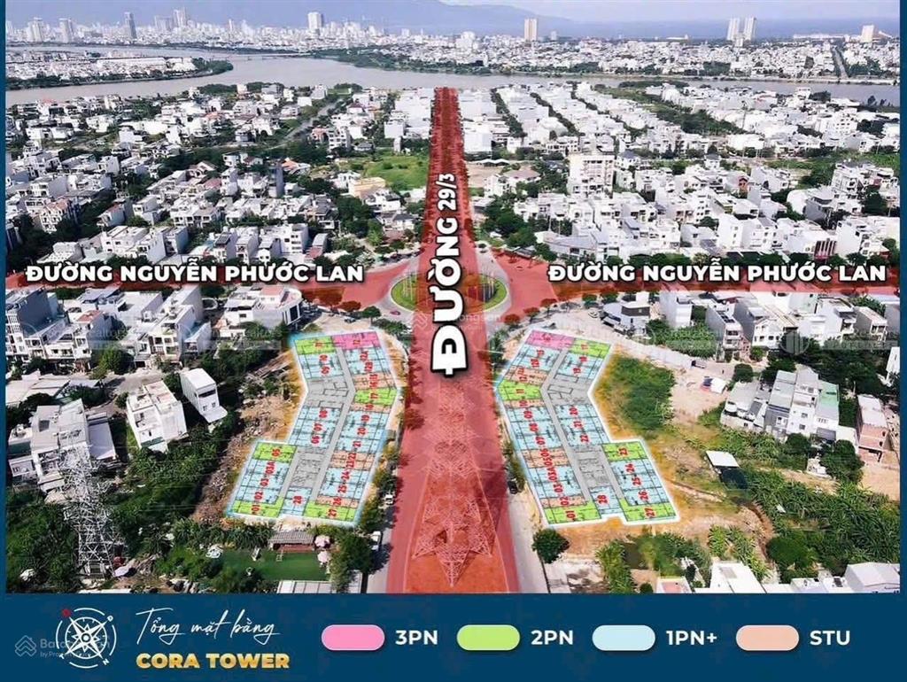 Căn hộ cora tower 1pn+ view sông biển, chính sách tài chính nhẹ cho nhà đầu tư