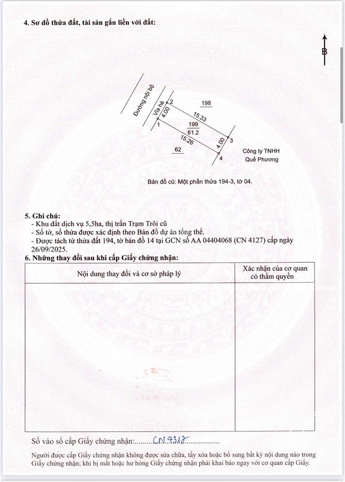 6,x tỷ đất dịch vụ 61.2m2 khu 5.5ha trạm trôi, thông sang lideco, trạm trôi, hoài đức