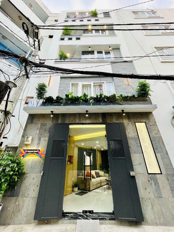 Nhà Mới 5 Tầng Full NT Xịn, HXH Thông Khu VIP Đoàn Thị Điểm DTSD 200m2 Sàn. Chỉ 13.6 tỷ TL