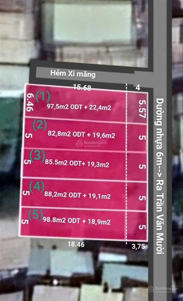 Bán đất shr phan văn hớn vào 100m, giá 3,5 tỷ