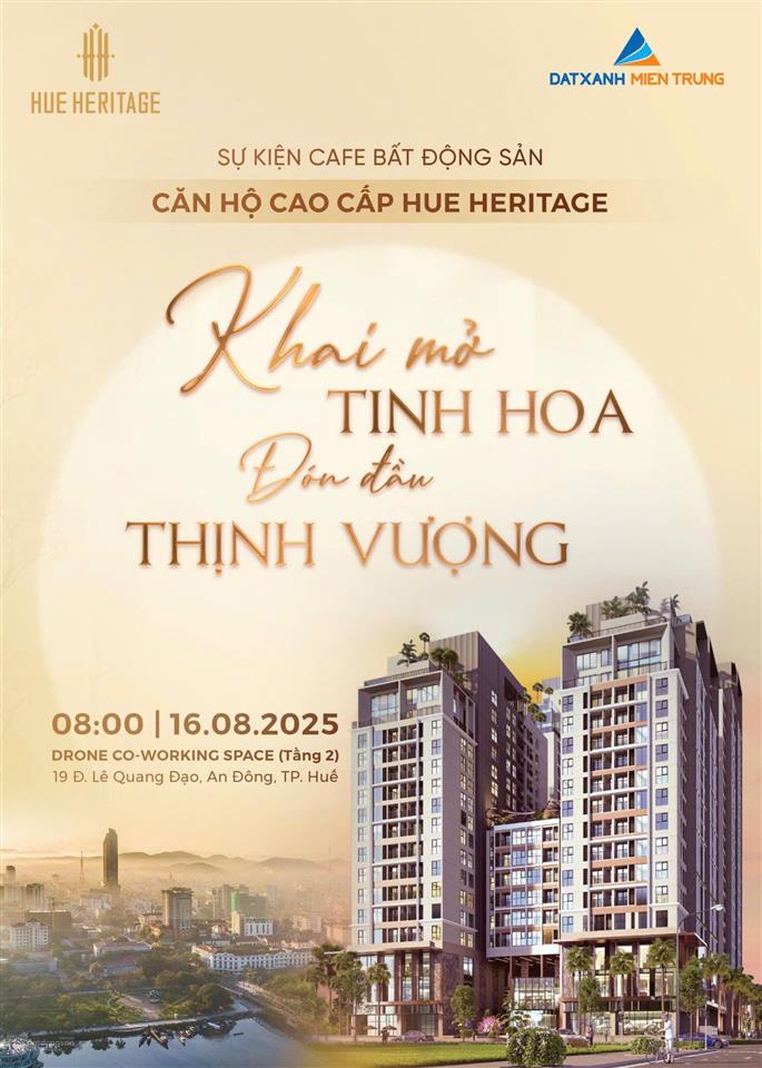 Hot! căn hộ cao cấp hue heritage 3pn giá tốt nhất thị trường chỉ 4. x tỷ nhỏ