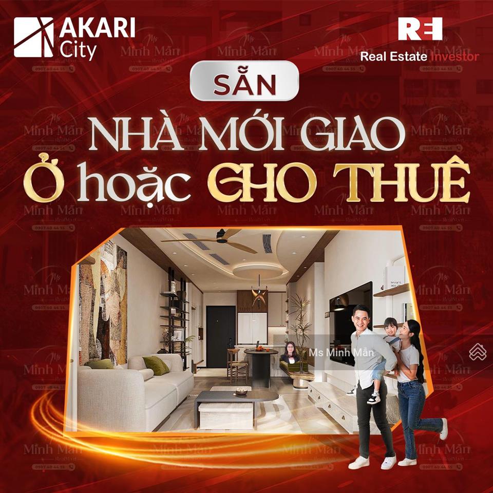Bán căn hộ akari city đã bàn giao, mua vận hành cho thuê có dòng tiền ngay, pháp lý sổ hồng đủ