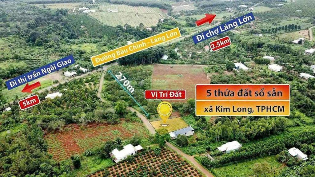 Kim long tphcm giá 490tr 150m2 sổ riêng đường nhựa dân đông đẹp