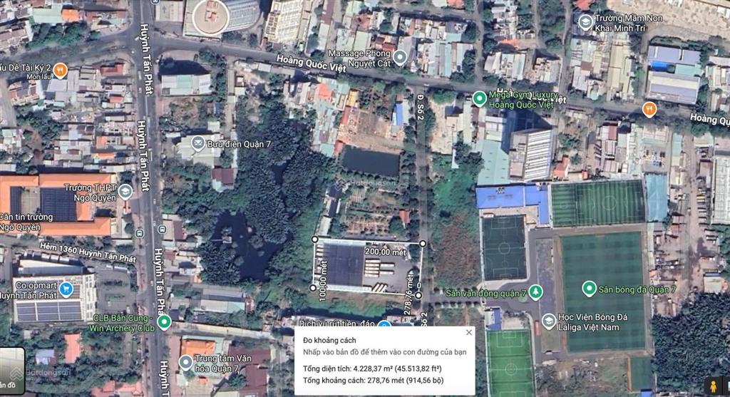 Hot! quỹ đất 2200m2 siêu hiếm hoàng quốc việt quận 7, đón đầu cầu phú mỹ 2
