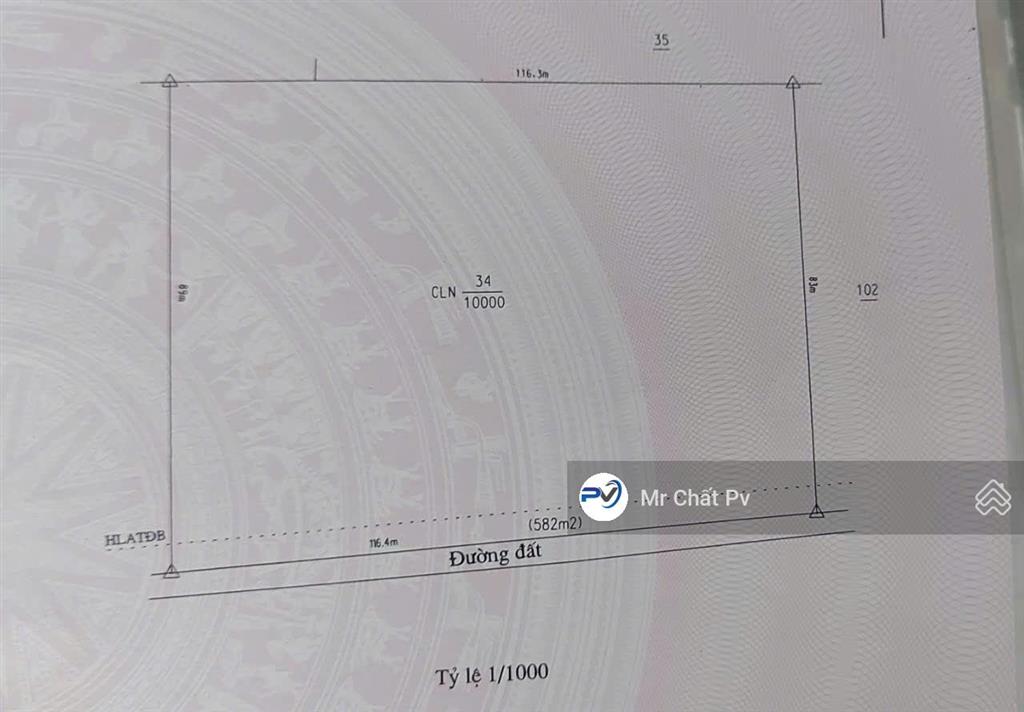 21 tỷ = 18.036m² (216m mặt tiền) giá tham khảo tốt trong khu vực