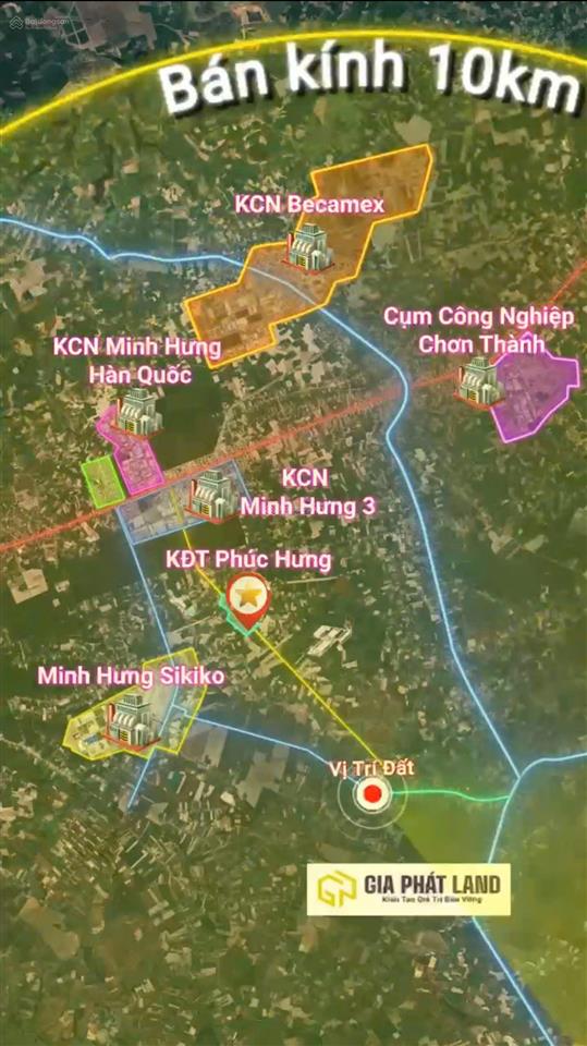 Cần bán lô đất 153m² gần khu công nghiệp sikico giá sốc 395 triệu