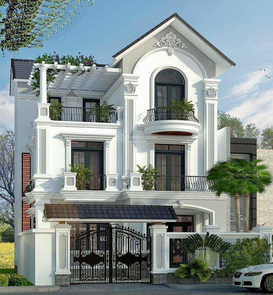 Bán biệt thự mặt phố thọ tháp hơn 80 tỷ 200m2 mặt 14m xây 4 tầng đẹp vào ở ngay