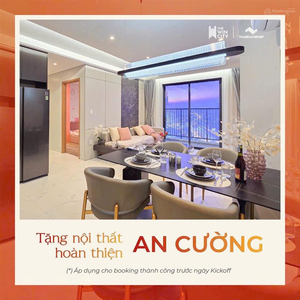 Căn hộ the win city 50m² 2pn giá 1tỷ5, hỗ trợ ngân hàng 36 tháng