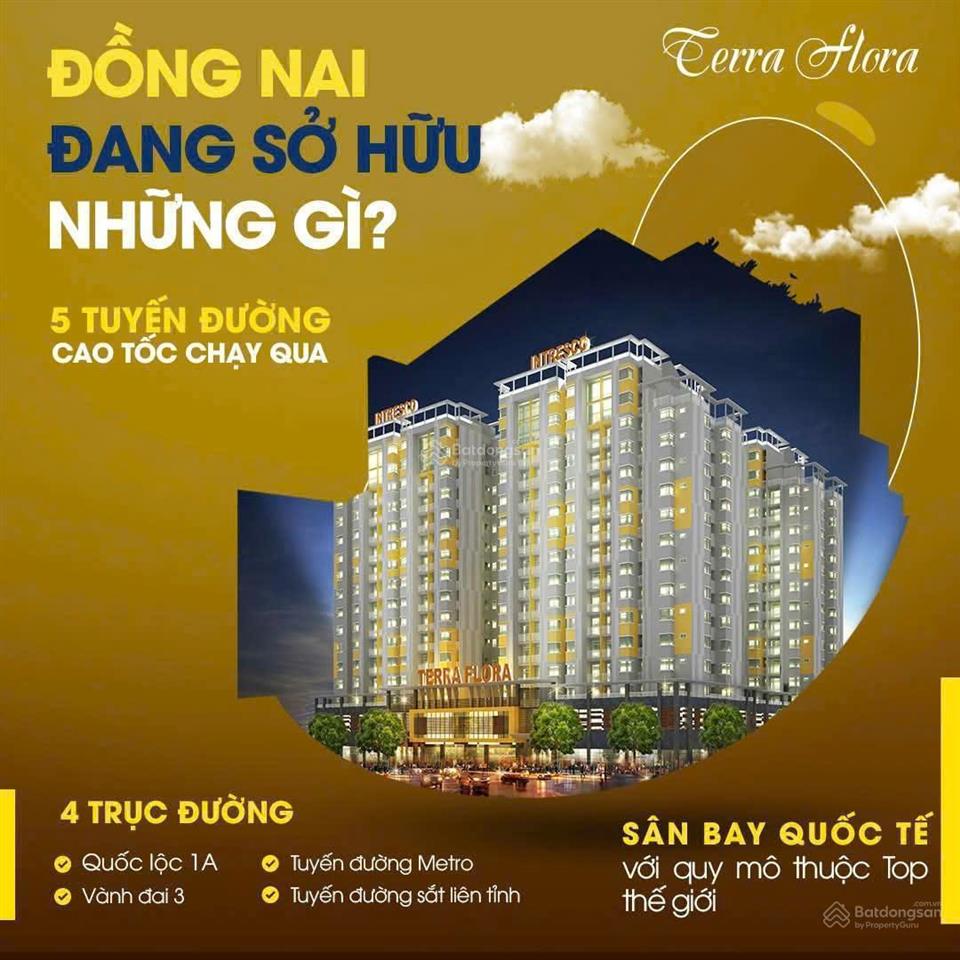 Intresco bán terra flora block mới d2, 75,47m2 cách vòng xoay an phú thủ thiêm 25p đi vành đai 3