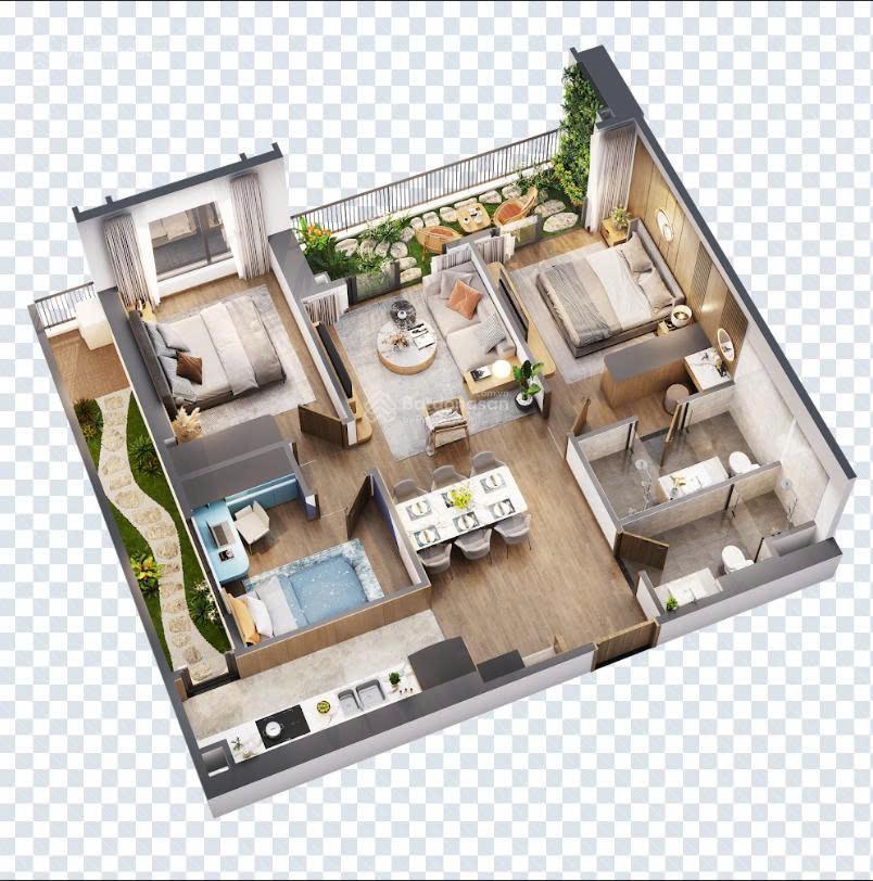 Chính chủ bán gấp căn 3pn dt 100m2 giá 6,5tỷ bao phí view đông nam thành phố 0941 915 ***