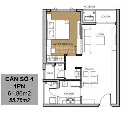 Bán 1pn vista verde tháp orchid 6,95 tỷ bao phí