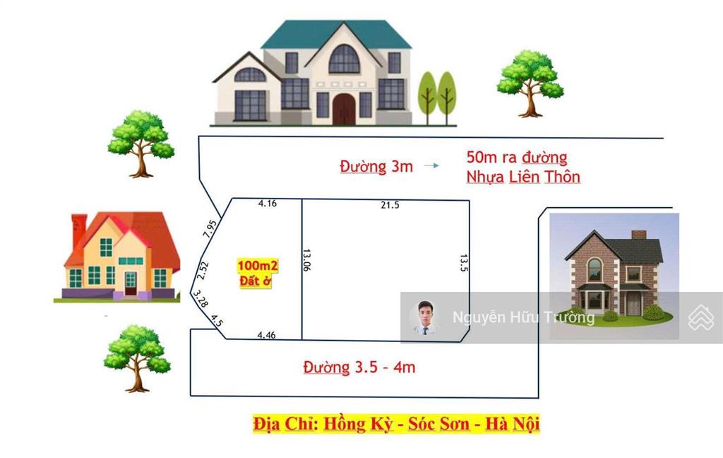 Giá tốt 950 triệu lô full thổ cư 2 mặt đường đình thông, hồng kỳ hàng đã tuyệt chủng