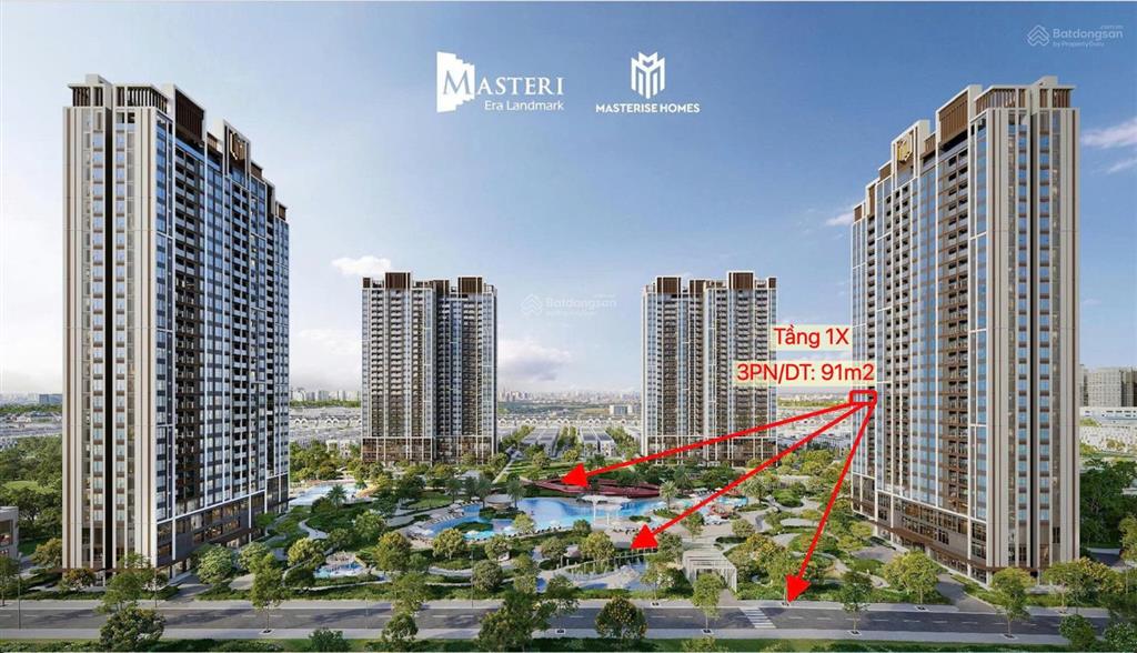 3pn rộng 90.8m² vision view thoáng, view nội khu xanh & cao tốc hn hp