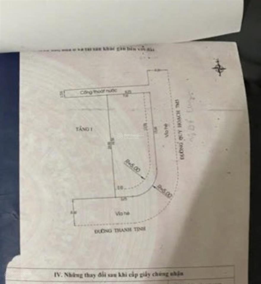 Lô góc 2 mặt tiền đường 10m5 thanh tịnh và nguyễn đỗ cung. hòa minh diện tích 160m² ngang 8m²