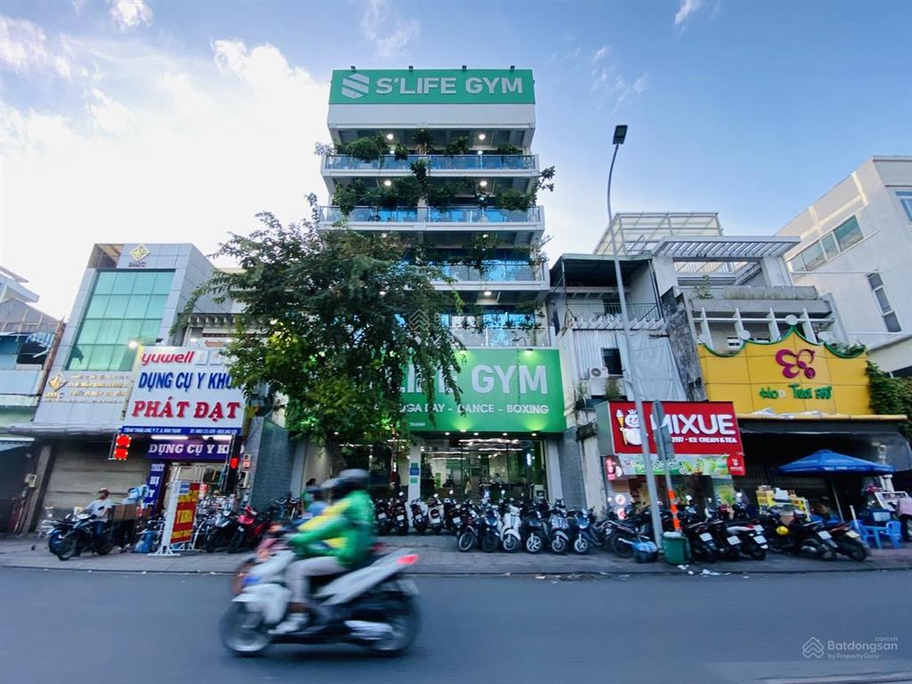 88 tỷ mặt tiền nơ trang long 35x22m / 602m2 thu nhập 210 triệu / tháng cpxd hầm, 7 tầng