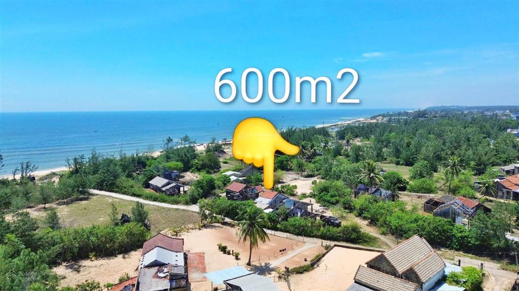 Chào bán 601,5m2 đất thăng trường cách mặt biển 30m, cách đường thanh niên 50m, giá chưa qua đầu tư