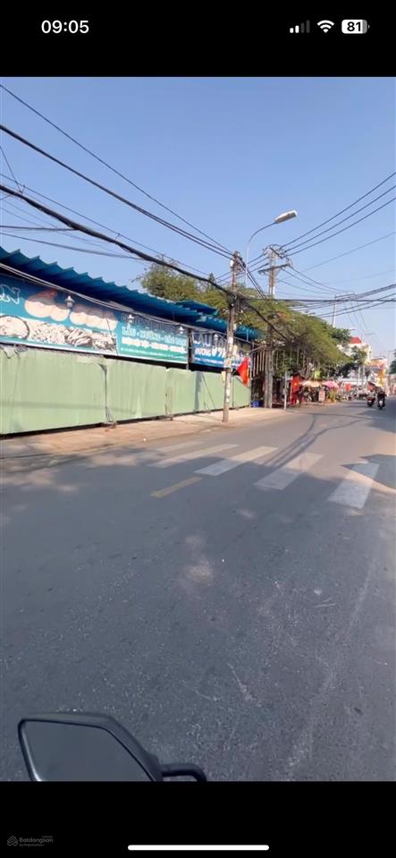 Lô góc 3 mặt tiền đông hưng thuận 02, quận 12, dt 20 x 100m, full thổ cư, tiện phân lô