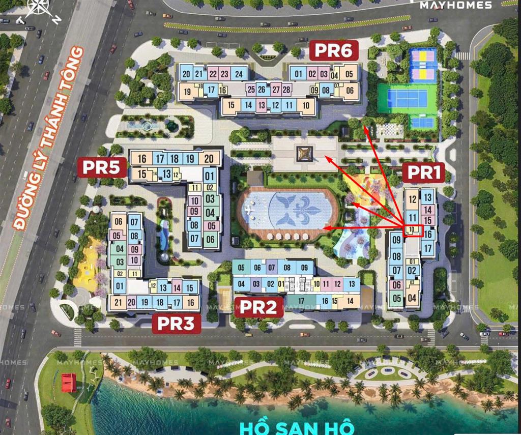 Studio paris view bể bơi dt 29.8m2 giá 2.150 tỷ, tầng đẹp. 0928 508 ***