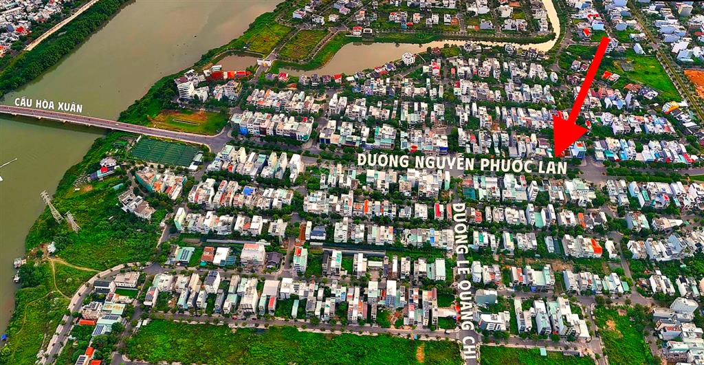 Bán 2 lô liền kề nguyễn phước lan 200m2, đường 33m cạnh ngã tư lê quảng chí kinh doanh sầm uất