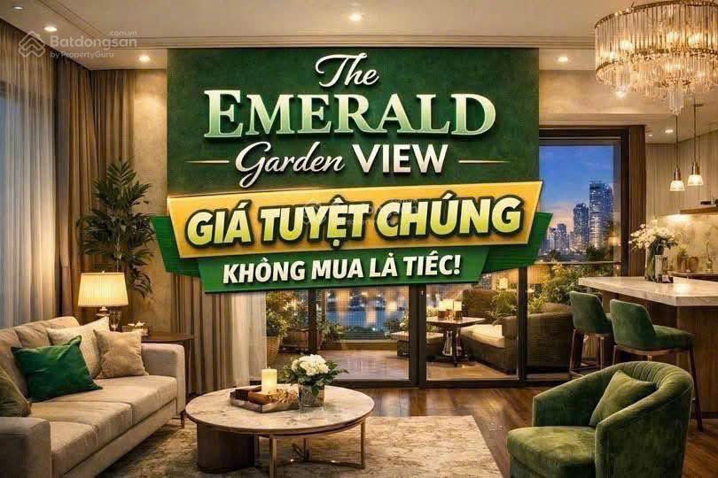 Căn hộ the emerald garden view 2pn chỉ 2.1 tỷ, góp 9 triệu/tháng không vay, không áp lực lãi