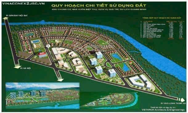 45tr/m2. biệt thự 365m2, đường to, vị trí trung tâm, cực đẹp, sổ đỏ cc, kđt quang minh, mê linh