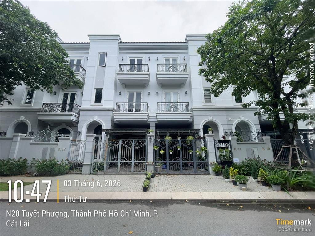 Bán nhà phố cao cấp sol villas cát lái dt 120m2 có sẵn hđ thuê 25tr shr giá 16.5 tỷ