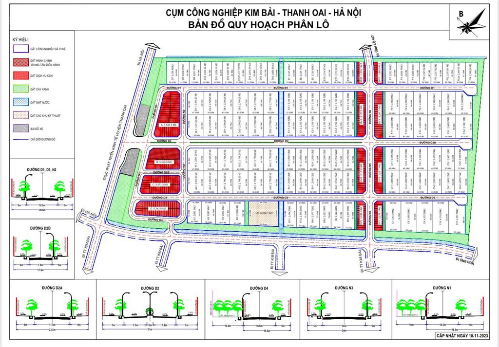 Bán lô 2600m2, giá bán 8tr (không chênh) đất cụm cn telin park kim bài, thanh oai, hà nội