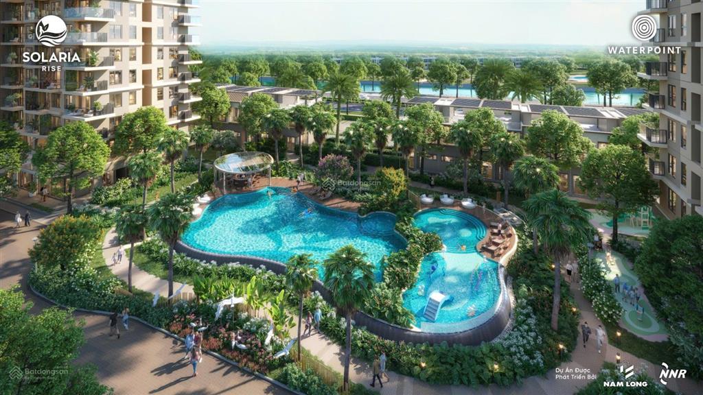 Chỉ cần 870tr ban đầu sở hữu ngay căn 77m2 góc tại solaria rise chuẩn resort kđt waterpoint
