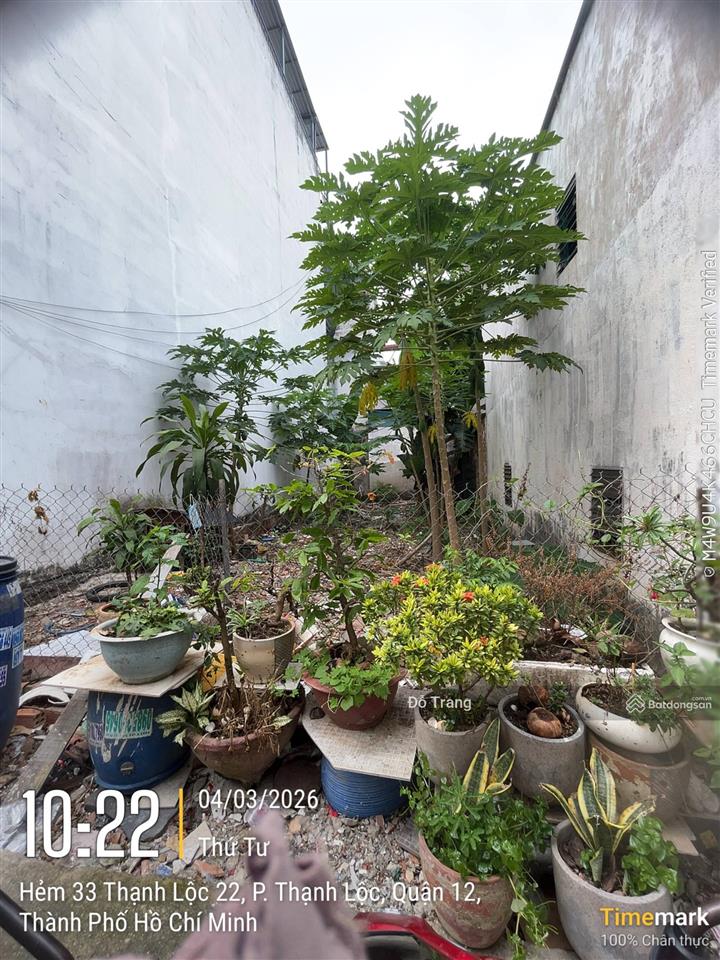 Kẹt quá bán rẻ lô đất đường thạnh lộc 22 sát ngã 4 ga