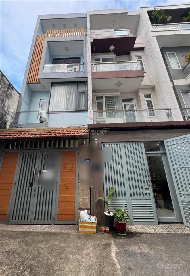 Hiếm bán nhà 4 tầng 4x17m nở hậu 4,5m hẻm ô tô nguyễn văn lượng, phường an hội đông tphcm 9 tỷ 9