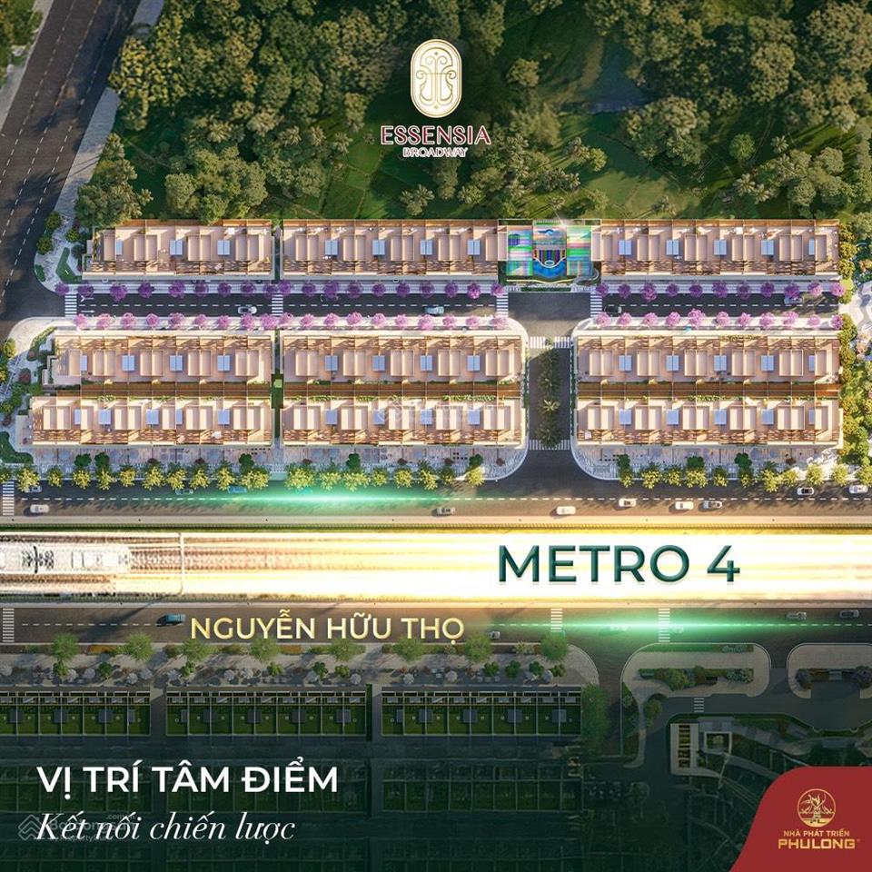 Cđt bán biệt thự liền kề dự án essensia broadway, mặt tiền nguyễn hữu thọ, trung tâm nam sài gòn