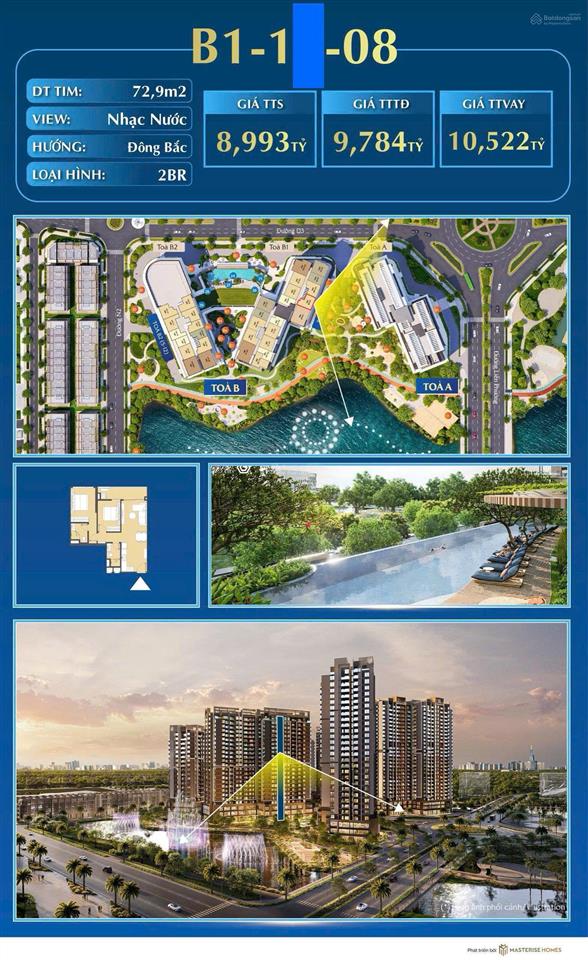 Suất ngoại giao 2pn view nhạc nước giá tốt chỉ 8,9 tỷ. 0987 354 ***