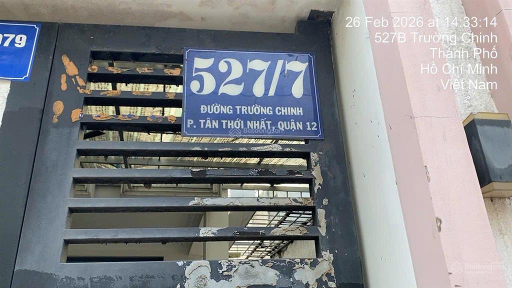 Bán nhà ở td711, tbd3, 527/7 trường chinh, khu phố 1, phường tân thới nhất, hcm