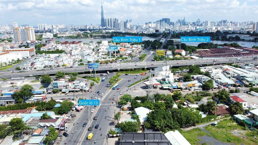 Cần chuyển nhượng gấp khuôn đất đẹp hơn 1000m2 mt quốc lộ 13 ngang 22m xd cao tầng 15 phút về q1