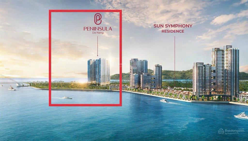 Thổ địa sơn trà đà nẵng, bán căn góc peninsula view sông giá tốt, nội thất cao cấp, vốn tự có 1tỷ9