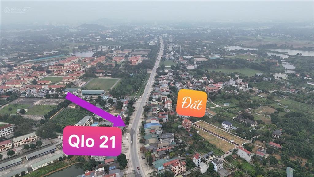 Bán đất 100m2 thôn 6 xã phú cát, dt 100m2 mt 5m sẵn sổ sang tên 0977 514 ***