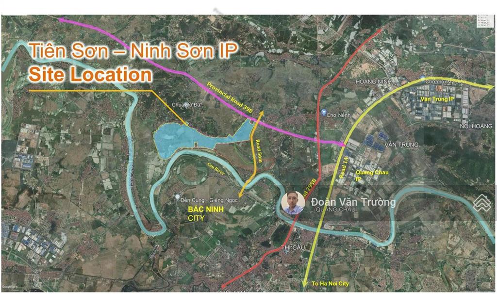 Bán đất công nghiệp tại kcn tiên sơn ninh sơn (ez park) việt yên bắc giang. dt 8000m2