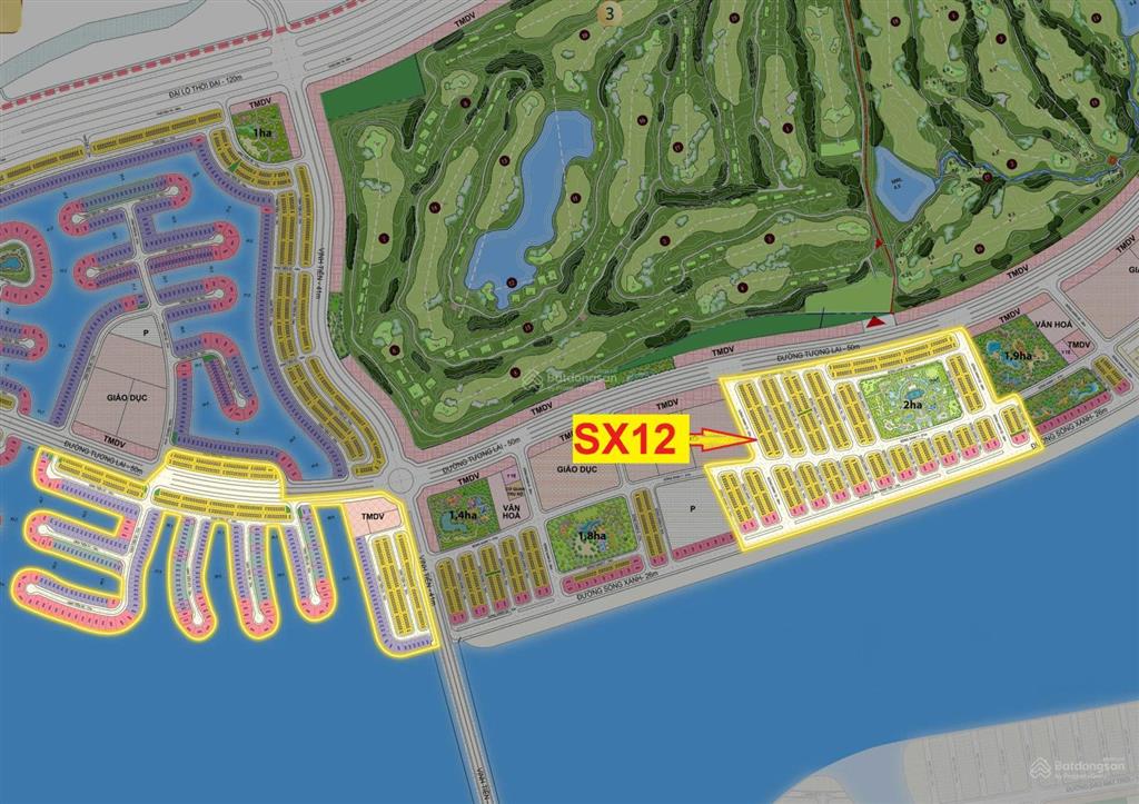 Nhà phố masterise đường sx12, đối diện vinschool, liền kề cổng sân golf, biển hồ lagoon 800ha