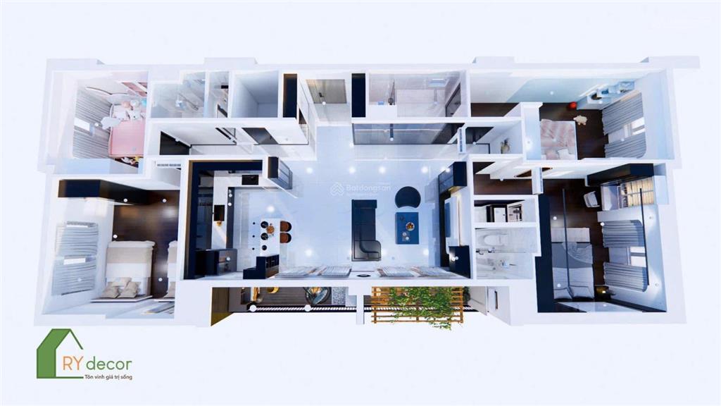 Lucky palace chính chủ bán căn 162m2, 4pn 3wc, nhà decor tâm huyết để ở giá mong muốn 12tỷ