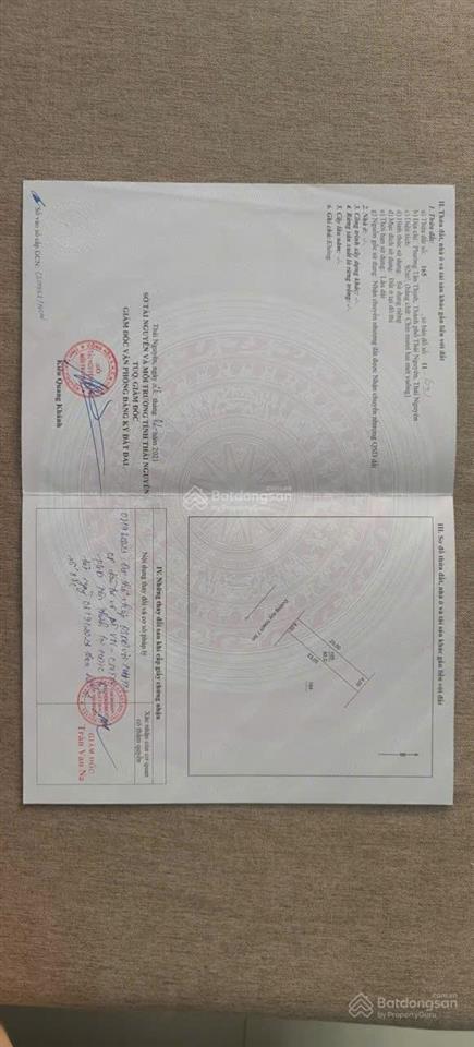 Bán đất tiềm năng tăng giá tại thái nguyên