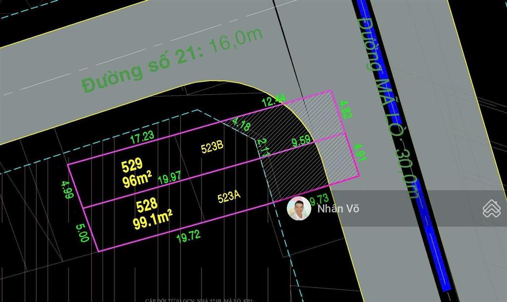 Mtkd đường mã lò. dt 5x30m. vị trí đẹp. nhà đang cho thuê. giá 13.5 tỷ tl