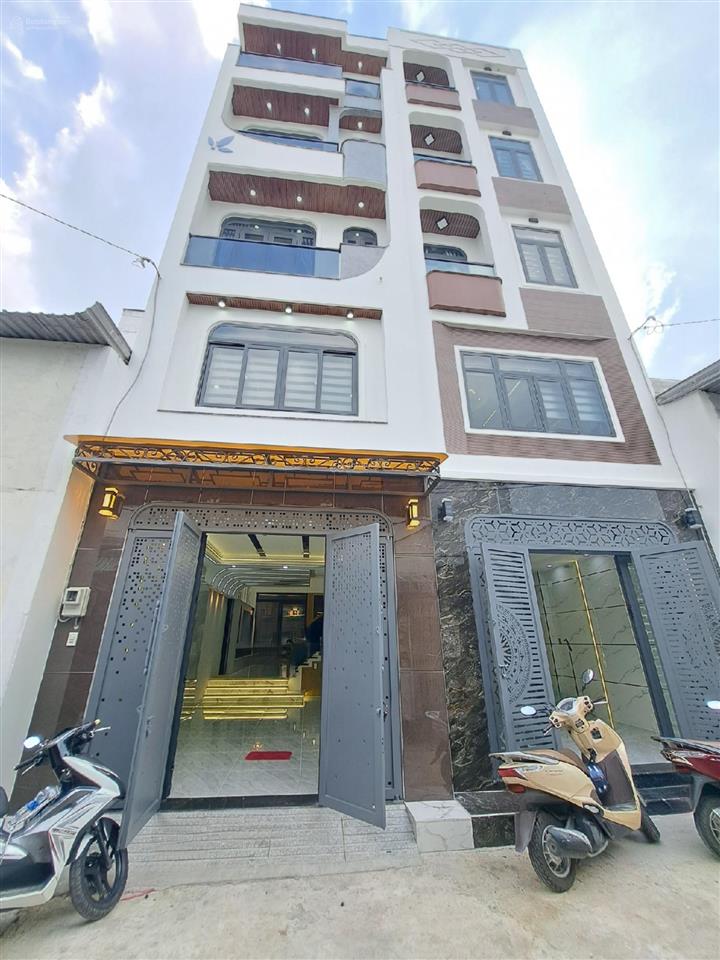 Nhà 5 tầng full nội thất cao cấp 56m2 tỉnh lộ 10 aeon bình tân hẻm xe tải ôtô ngủ trong nhà