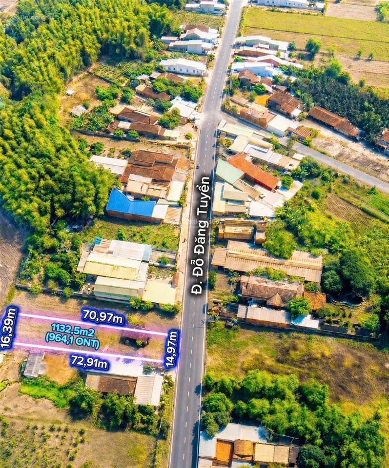 Bán đất mt đỗ đăng tuyển xã nhuận đức, 15x72=1132 (nở hậu). có 964m thổ cư