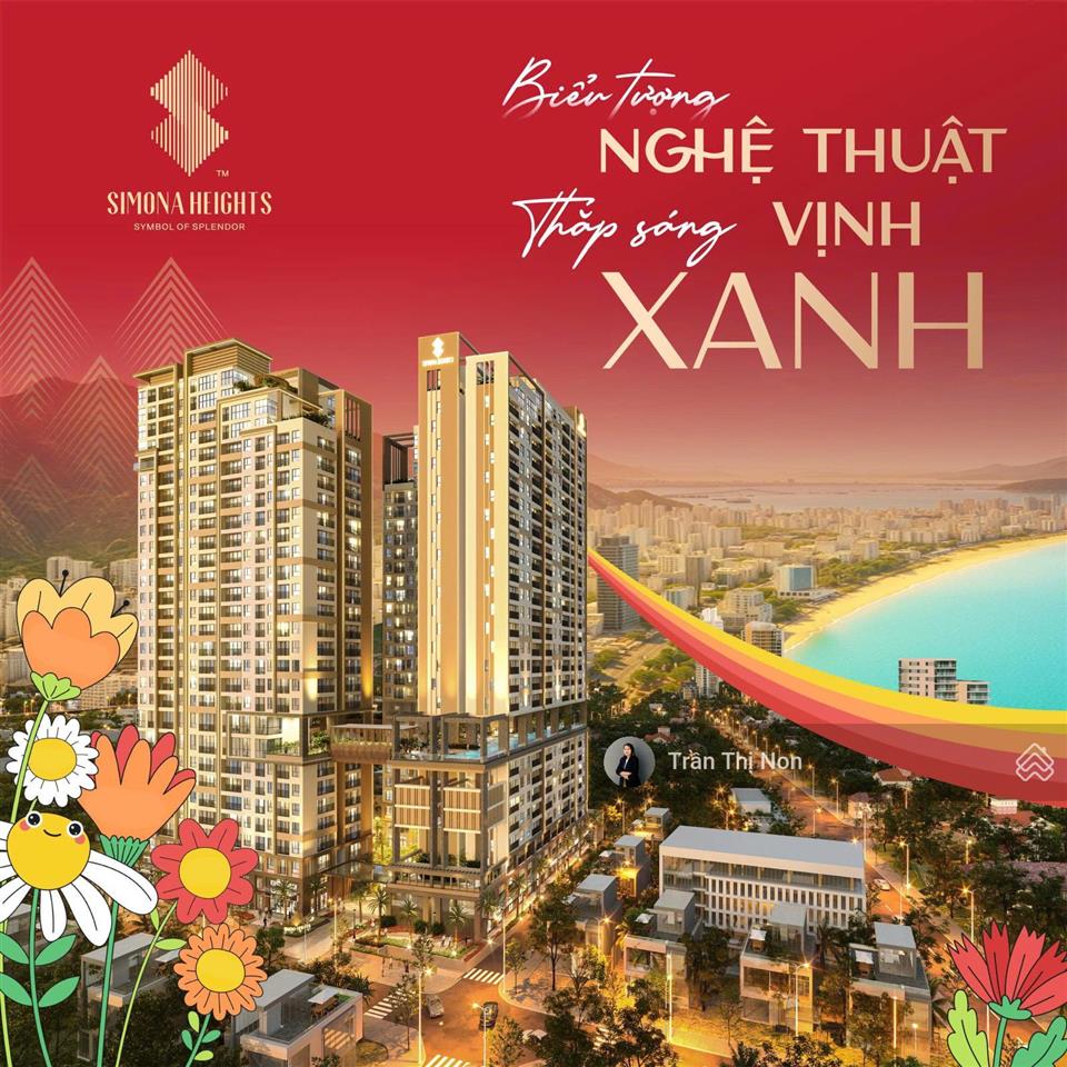 Căn hộ hạng sang simona heights 2pn tặng full nội thất 5 sao miễn phí quản lý 3 năm kể cả gym bơi