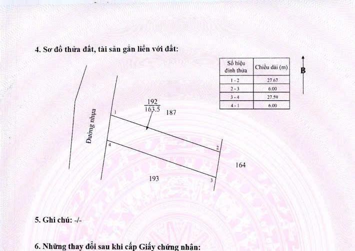 Chính chủ cần bán lô đất xã xuyên mộc, hcm, 7*27m 190m có 80tc, sổ hồng, giá 950tr. 0943 138 ***