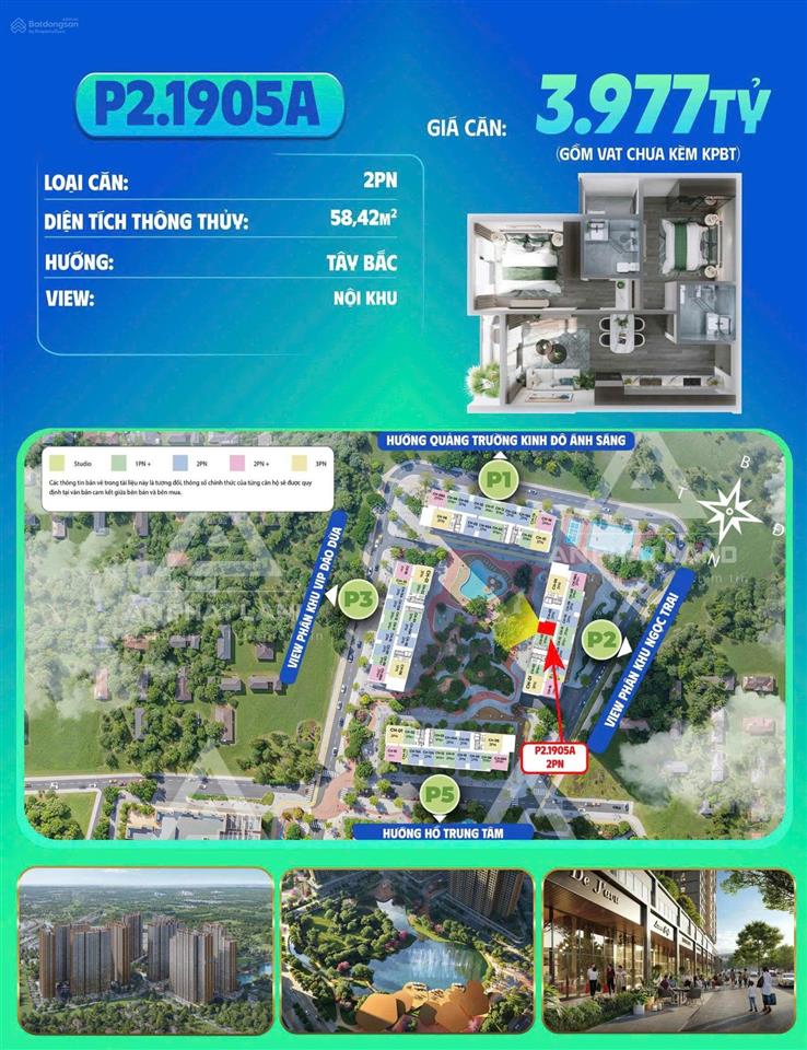Tiềm năng tăng giá tốt với siêu phẩm 2pn cao cấp giá phù hợp thị trường