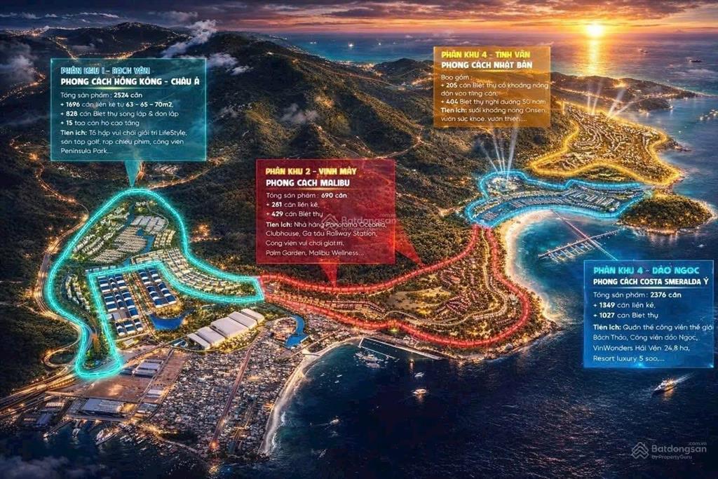 Nhà 4 tầng tại dự án vinhomes hải vân bay, giá dự kiến 5.2 tỷ/căn. vốn bỏ ra 1,5 tỷ đã sở hữu ngay