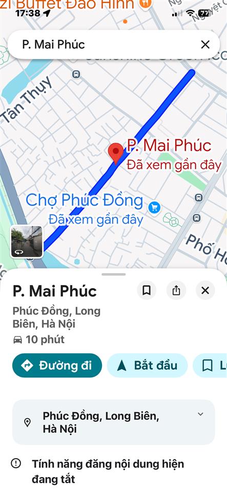 Nhà mặt phố mai phúc, long biên. 61m2 7 tầng mt 3.8m