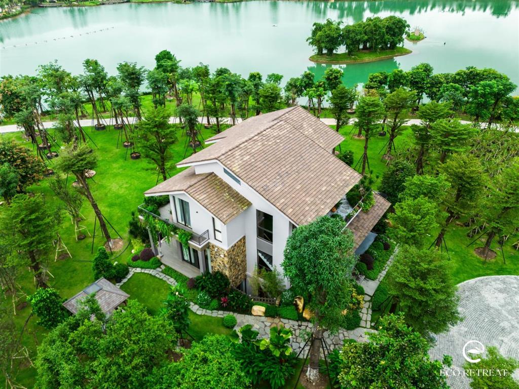 Cập nhật giá bán eco retreat rừng phượng 100m2 6.4tỷ view hồ trung tâm