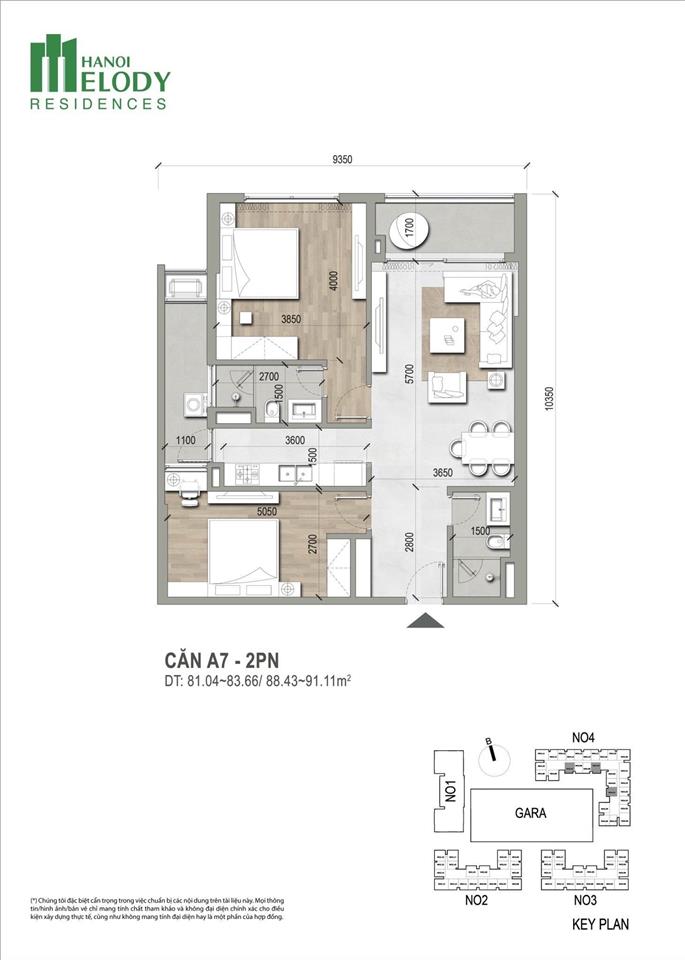 Cần bán gấp căn hộ hà nội melody residences linh đàm 2 phòng ngủ